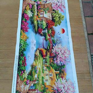 Tranh mùa xuân ấm áp