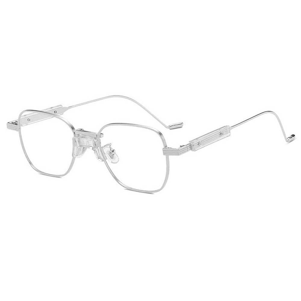 Mắt Kính Chống Bức Xạ Chuyên Dụng|Mắt Kính Gọng Vuông Kim Loại Nhiều Màu Sắc Phong Cách Hàn Quốc Dành Cho Nữ