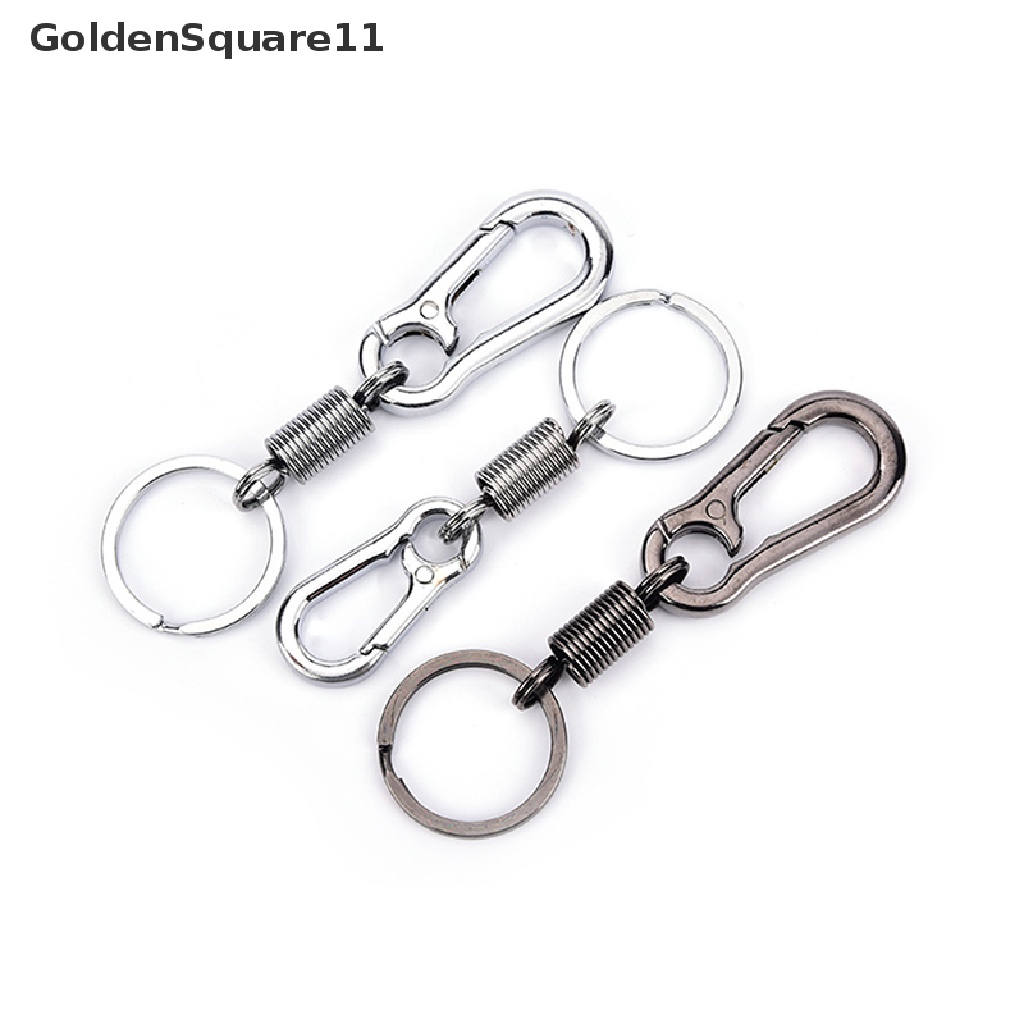 1 Móc Khóa Hình Quả Bầu Bằng Thép Không Gỉ Có Thể Thu Gọn Chống Mất Goldsquare11