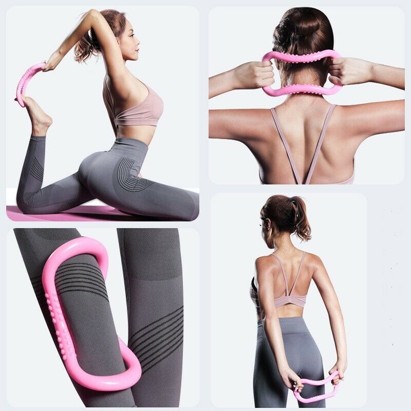Yoga Massage Circle /Gym Fitness Ring Loop /Resistance Training Pilates Circle Stretch Ring /Waist Shoulder Shape Pilates Bodybuilding /Home Exercise Training Accessories