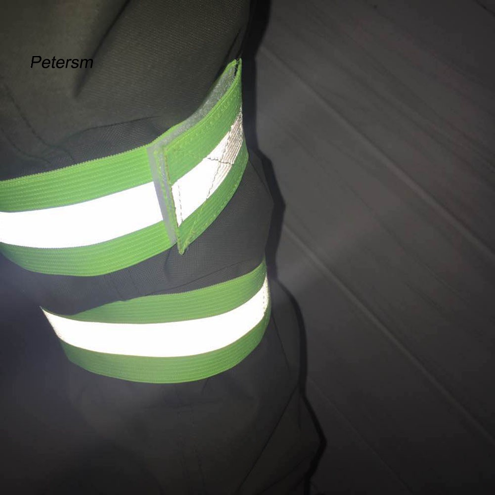 Băng Cánh Tay Thể Thao Màu Dạ Quang An Toàn