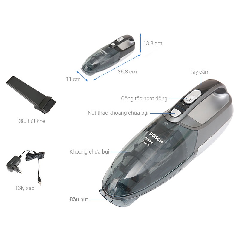 Máy hút bụi cầm tay Bosch BHN20110