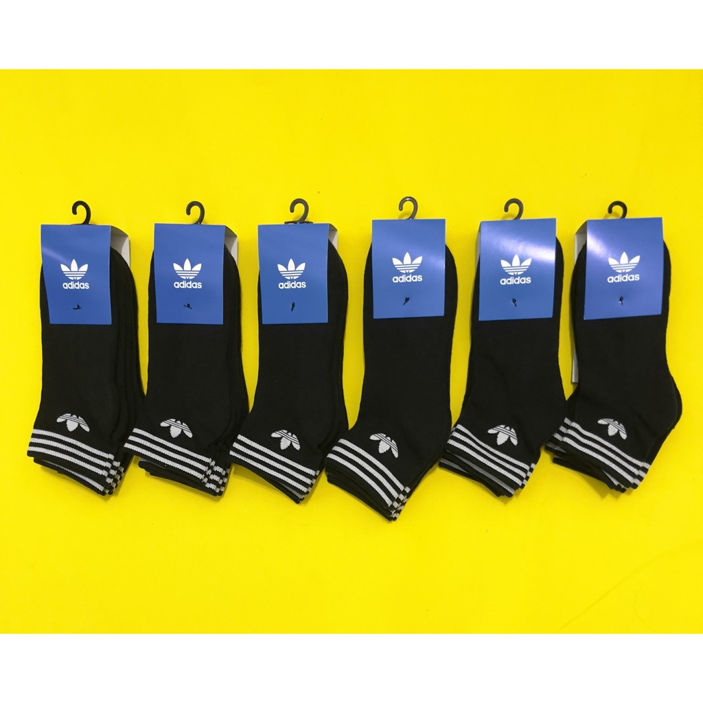 Pack 3 đôi Tất vớ Adidas Tref Ank SCK HC Authentic ĐEN
