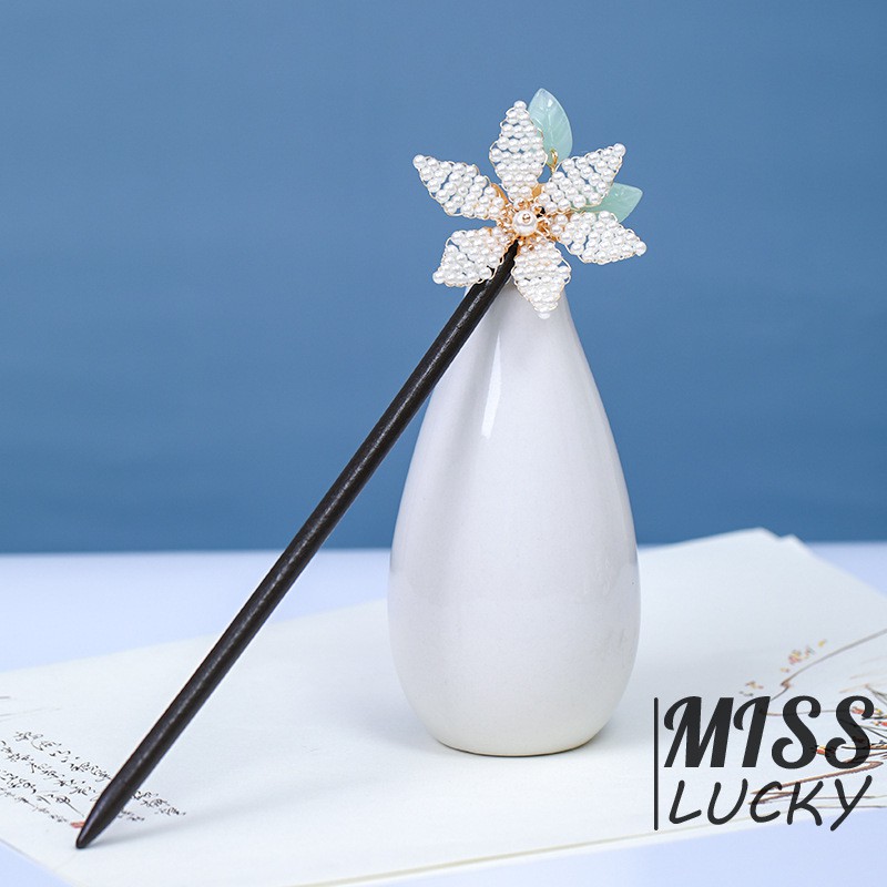 Trâm Cài Tóc Bằng Gỗ Phong Cách Cổ Điển Thanh Lịch