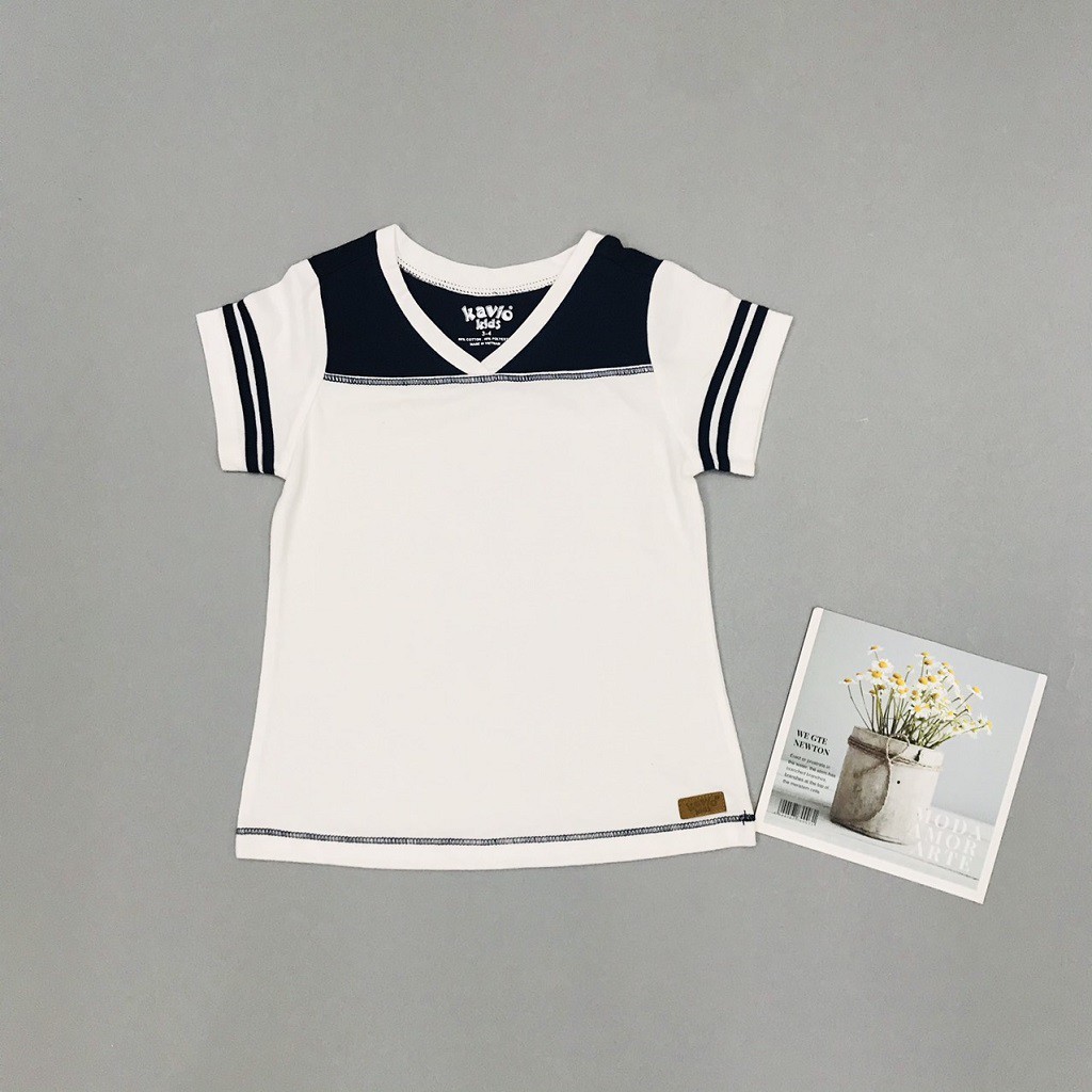 Áo thun cho bé gái, áo phông bé gái chất cotton mềm mát, size 3/4 - 6 tuổi - SUNKIDS