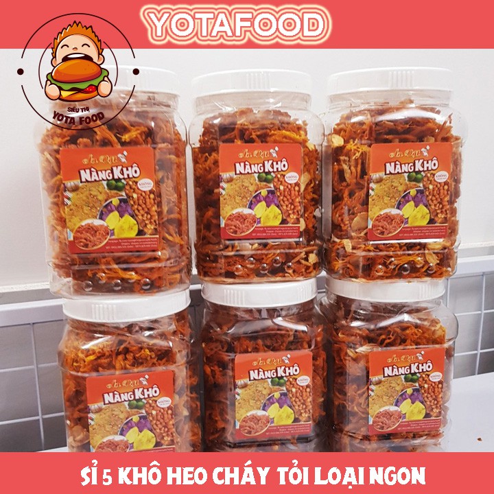 Khô heo cháy tỏi loại 1 ( Thơm ngon - đậm vị ) - 500gr | Yotafood