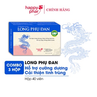COMBO 3 HỘP LONG PHỤ ĐAN BỔ THẬN, HỖ TRỢ TĂNG CƯỜNG SINH LÝ NAM