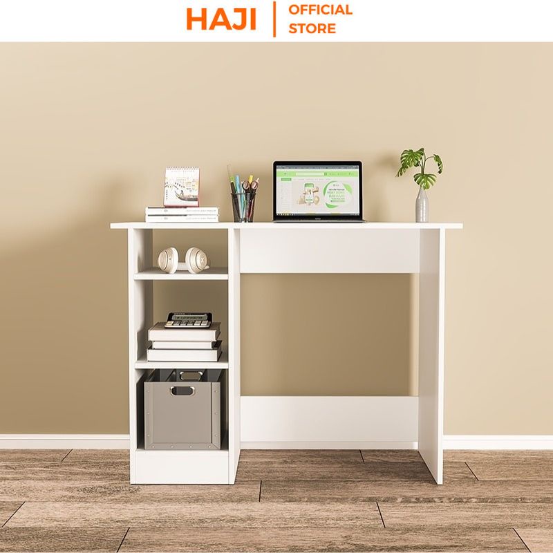 Bàn máy tính kết hợp kệ đa tầng giúp lưu trữ vật dụng HAJI A228
