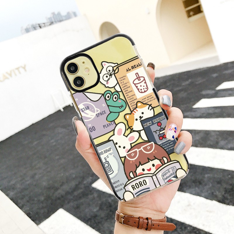 Ốp lưng iphone Roro Astronaut PM siêu chống sốc 5/5s/6/6plus/6s/6splus/7/7plus/8/8plus/x/xr/xs/11/12/pro/max/plus/promax | BigBuy360 - bigbuy360.vn