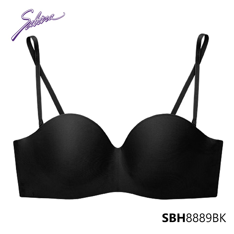 [Mã WABRR giảm 40k đơn 199k] Áo Lót Cúp Ngang Không Gọng Mút Vừa Có Gọng Màu Trơn Soft Doomm Body Bra By Sabina SBH8889