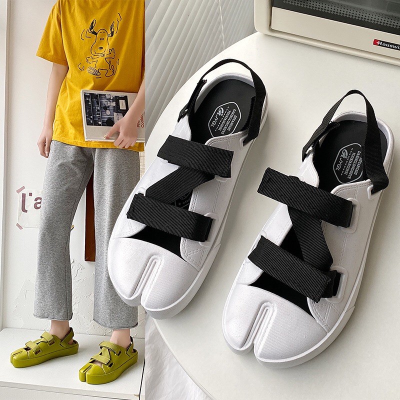 Dép quai chéo hở gót😍Ảnh thật cuối bài💛phù hợp cả đông lẫn hè | BigBuy360 - bigbuy360.vn