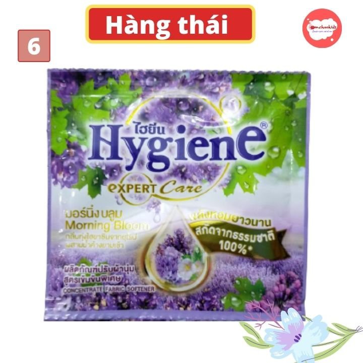 Nước xả vải đậm đặc Hygiene- 1 gói /20ml- thơm mát, lưu hương lâu trên quần áo - Tomchuakids