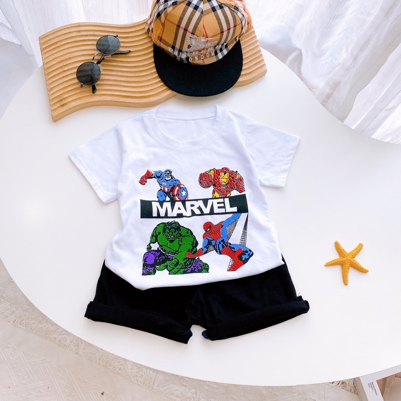 BỘ MARVEL CHO BÉ TRAI 8-18KG SIÊU COOL