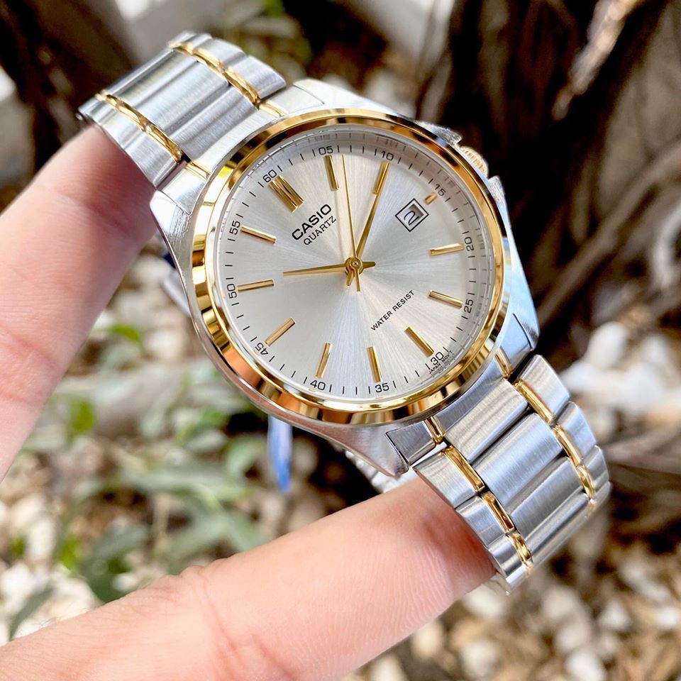 ĐỒNG HỒ NAM CASIO MTP-1183G-7ADF - Viền mạ ánh vàng