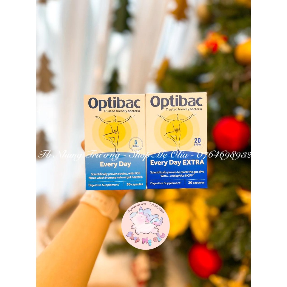 Men Optibac xanh da trời Every day