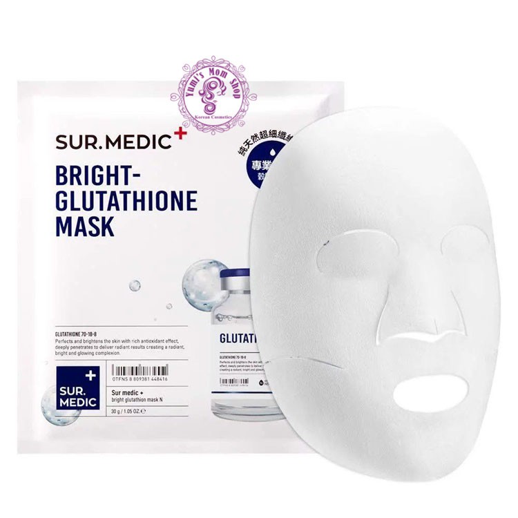 Mặt Nạ Dưỡng Trắng Sur.Medic+ Bright Glutathione Mask