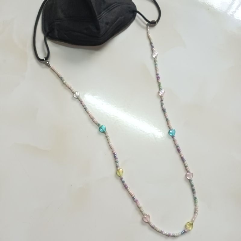 Dây đeo khẩu trang chống rớt hình tim kiểu hàn tiện lợi thời trang
