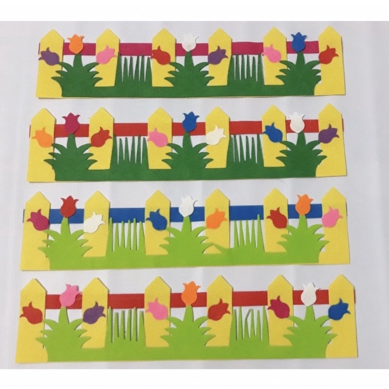 Cỏ chân tường/ hàng rào xốp chân tường 50cm 1 cái