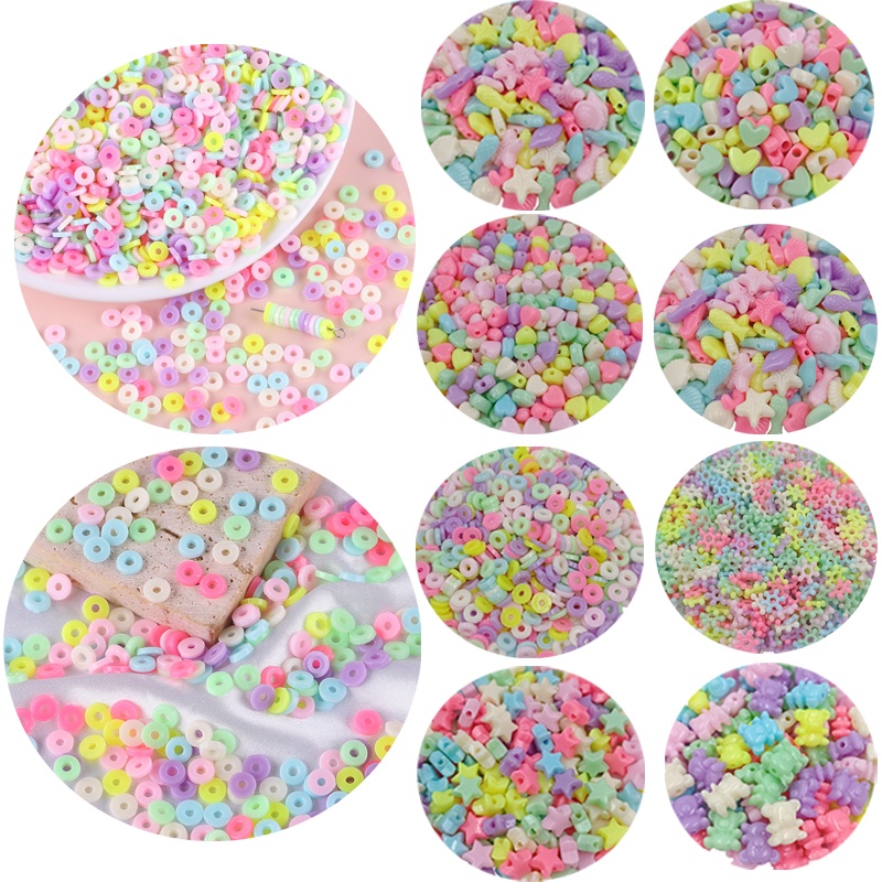 Set 20 / 40 / 100 Hạt Xỏ Lỗ Hình Gấu Hoạt Hình