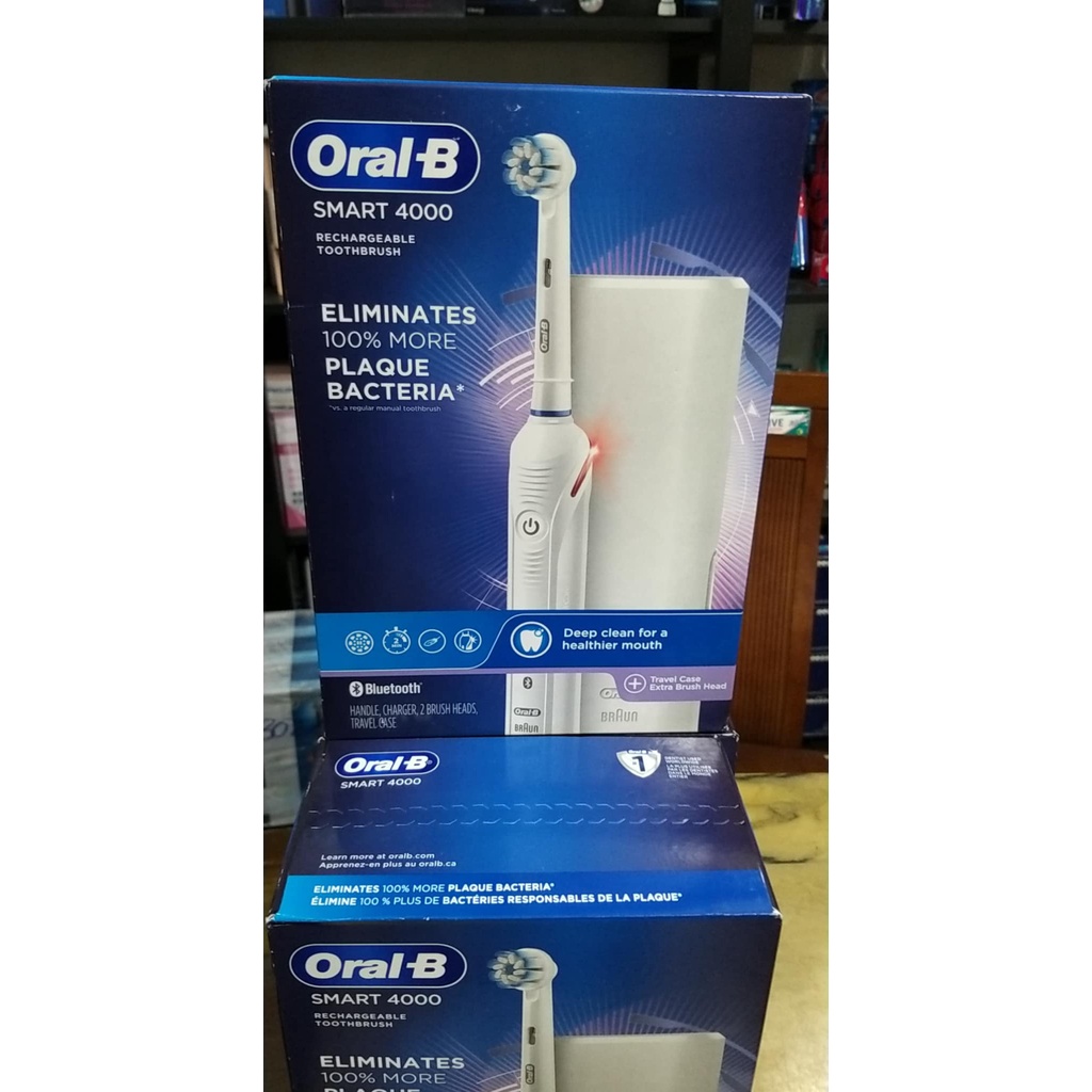 Bàn chải đánh răng điện Oral-B Smart 4000 (bảo hành 6 tháng)