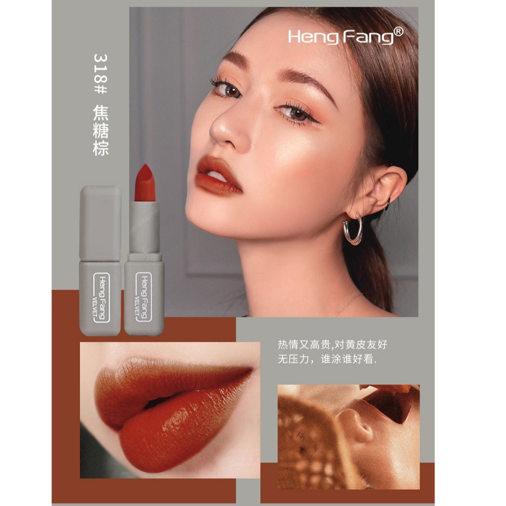 Set 3 cây son thỏi dream Refreshing matte color-HengFang