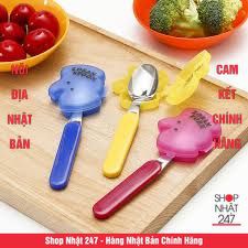 [Hỏa Tốc HN] Dĩa inox cho bé kèm hộp đựng hình thú Nội địa Nhật Bản