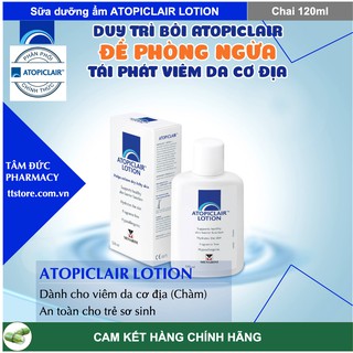 Atopiclair lotion - sữa dưỡng ẩm giúp giảm ngứa, rát do bệnh da cơ địa - ảnh sản phẩm 4