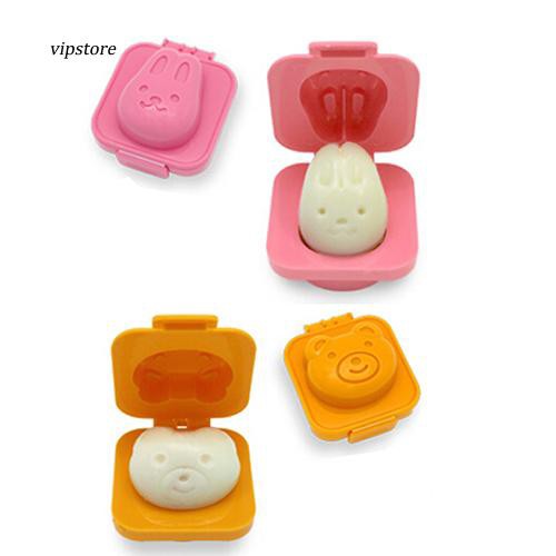 Set 2 Khuôn Làm Cơm Nắm Hình Hoạt Hình Đáng Yêu