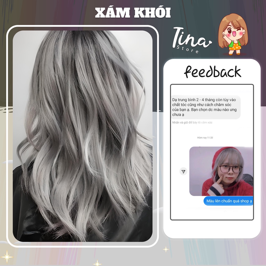 Thuốc Nhuộm Tóc KOOLPRO Màu XÁM KHÓI Tuýp 100g - Beli Official Store