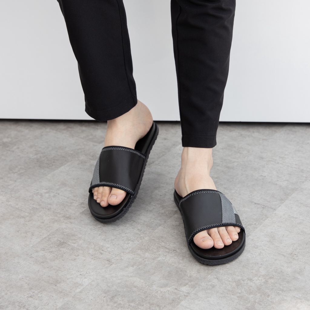 Dép MWC 7693 - Dép Nam Quai Ngang Basic Đế Bệt Phong Cách,Dép Quai Ngang Nam Đẹp,Siêu Hot Trend, Mẫu Mới, Giá Tốt