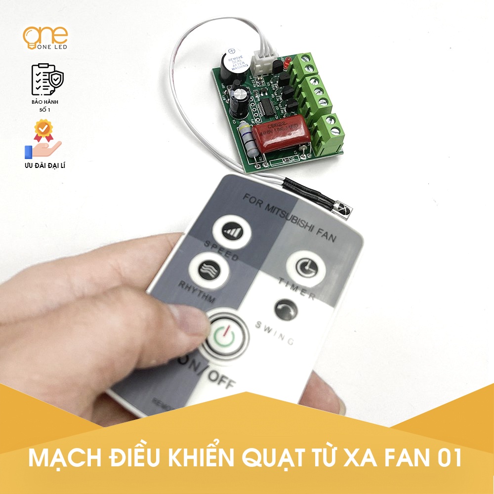 Bộ điều khiển quạt Fan-01, điều khiển quạt từ xa thông minh