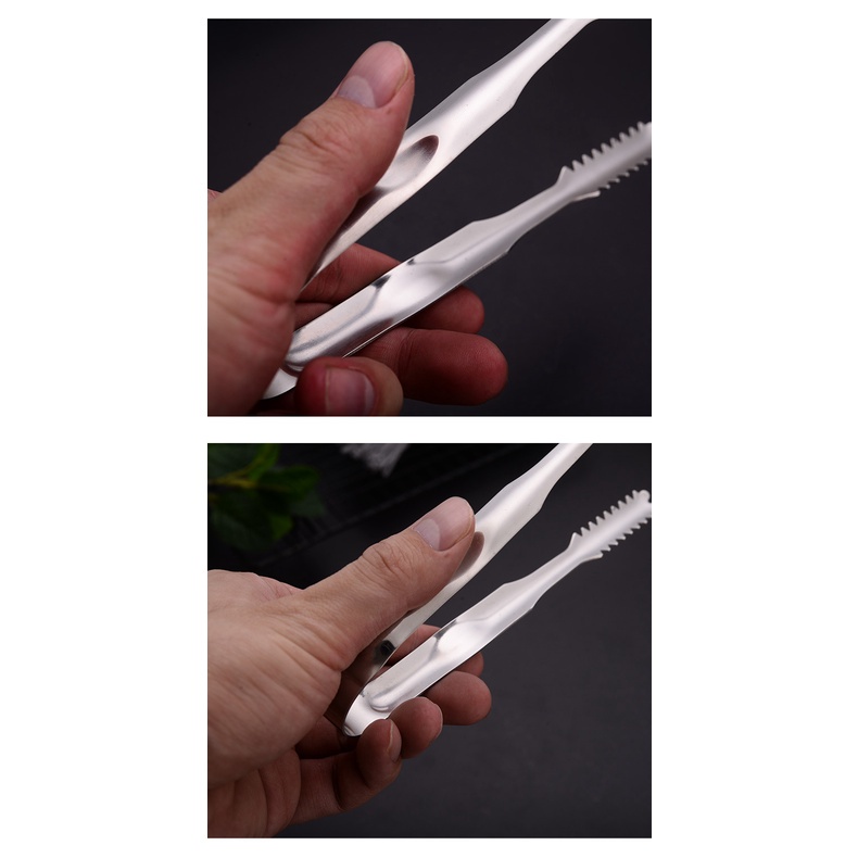 Kẹp gắp đá/bánh mì/thực phẩm bằng thép không gỉ