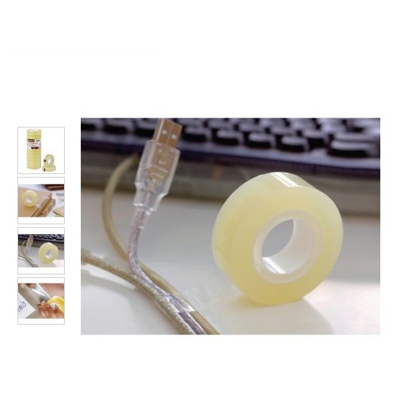 Băng keo trong suốt 3M Hàn Quốc 550R-12