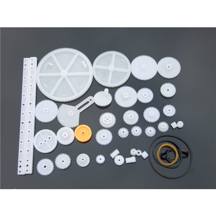 34 Bánh răng nhựa__Như hình__DIY__Đồ chơi điều khiển từ xa