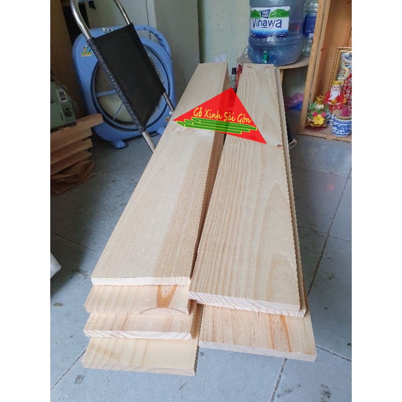Gỗ thông tấm lớn dài 1m2, rộng 24cm, dày 2cm