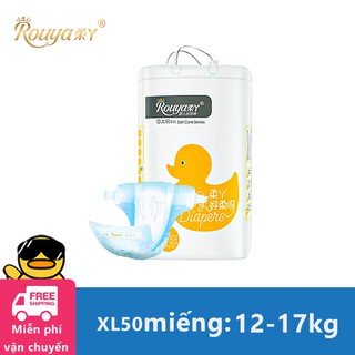 Tã/bỉm dán sơ sinh rouya xl - gói 50 miếng
