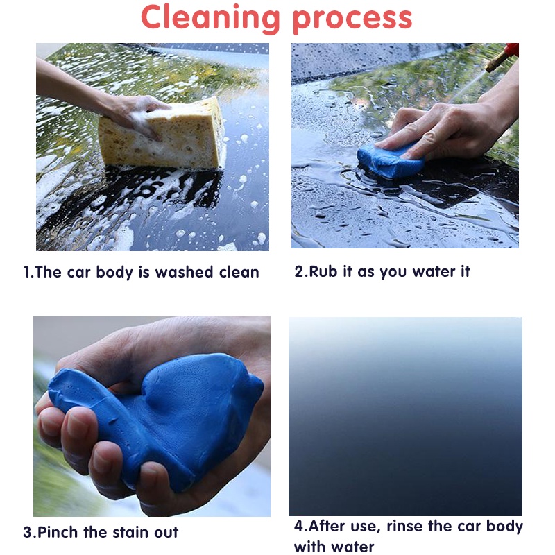 Đất sét tẩy bụi sơn TACsystem's CLAY 2 COLOR, dụng cụ chăm sóc và rửa xe chi tiết chuyên nghiệp