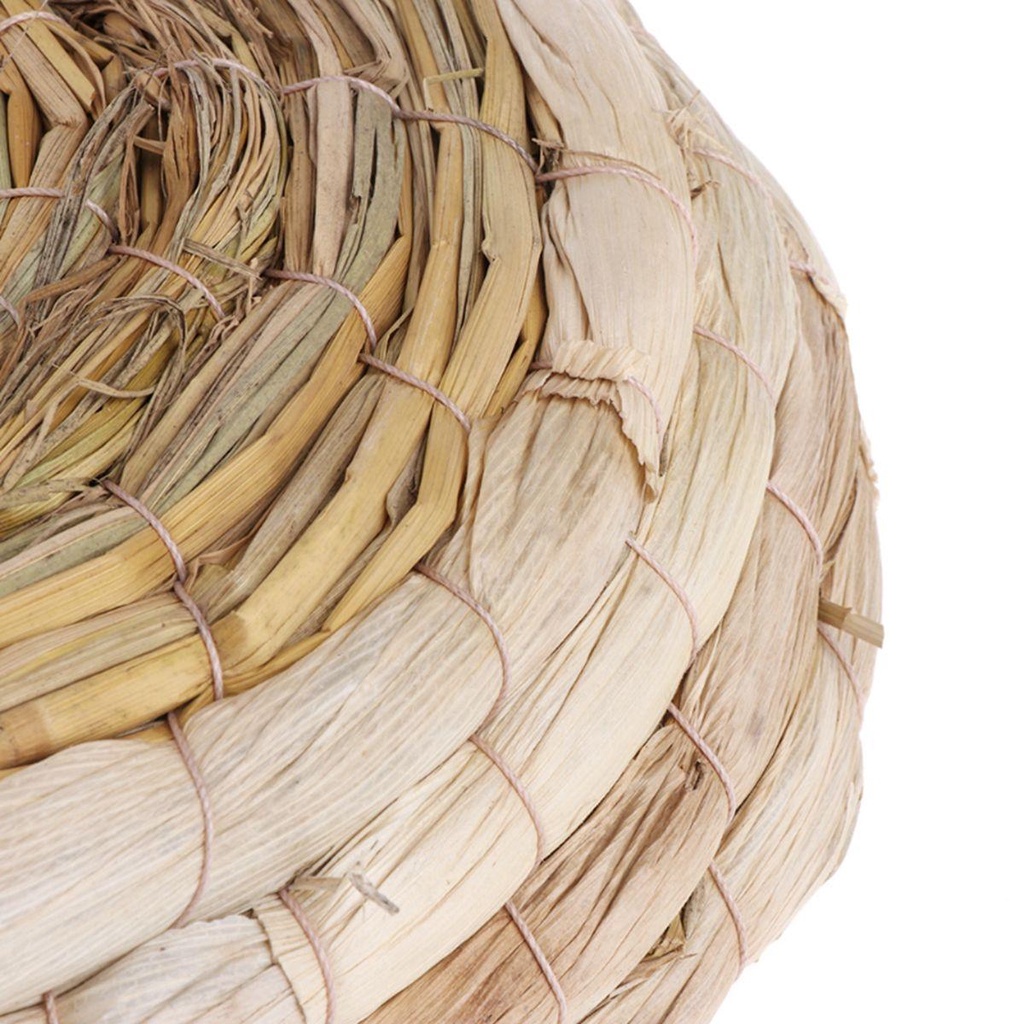 Tổ Đan Rơm Thủ Công Tự Nhiên Ấm Áp Cho Thú Cưng Thỏ / Hamster / Gerbil Guinea / Sóc / Vẹt