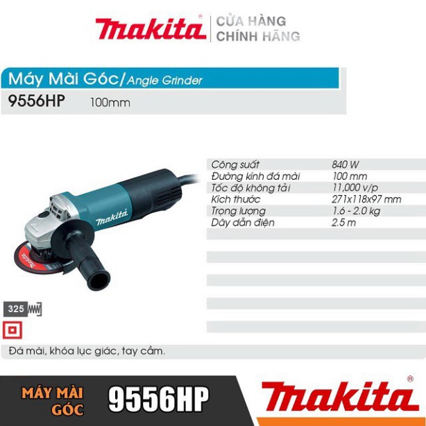 [Chính Hãng] Máy Mài Góc Makita 9556HP (100MM-840W)