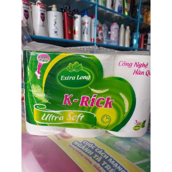 Lốc 6 cuộn giấy K - Rich (3 lớp)