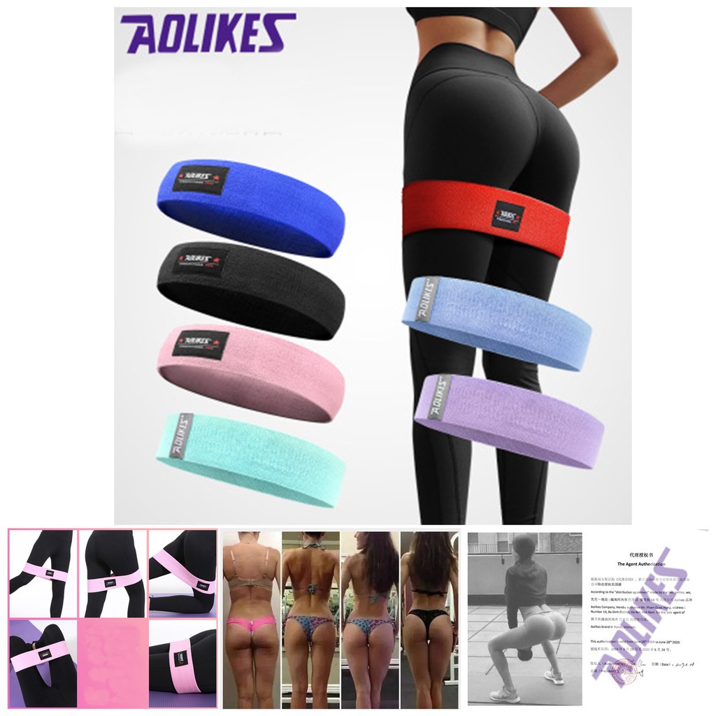 Dây Đàn Hồi Tập Gym Tập Cơ Mông,Đùi, Chân, Vòng 3 AOLIKES RB 3603 (1 CHIẾC) ❤️freeship❤️ Phụ Kiện Gym Chính Hãng