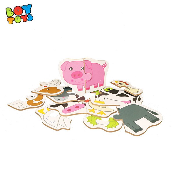 Đồ chơi Puzzle 2 mảnh hộp sắt để trẻ thỏa sức học tập và sáng tạo