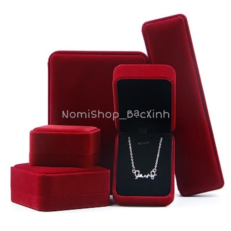 ⚡️ Hộp nhung quà tặng Cao cấp  Hộp đựng sang trọng nâng niu món quà dành cho đối phương ❤️❤️ - Nomi Shop