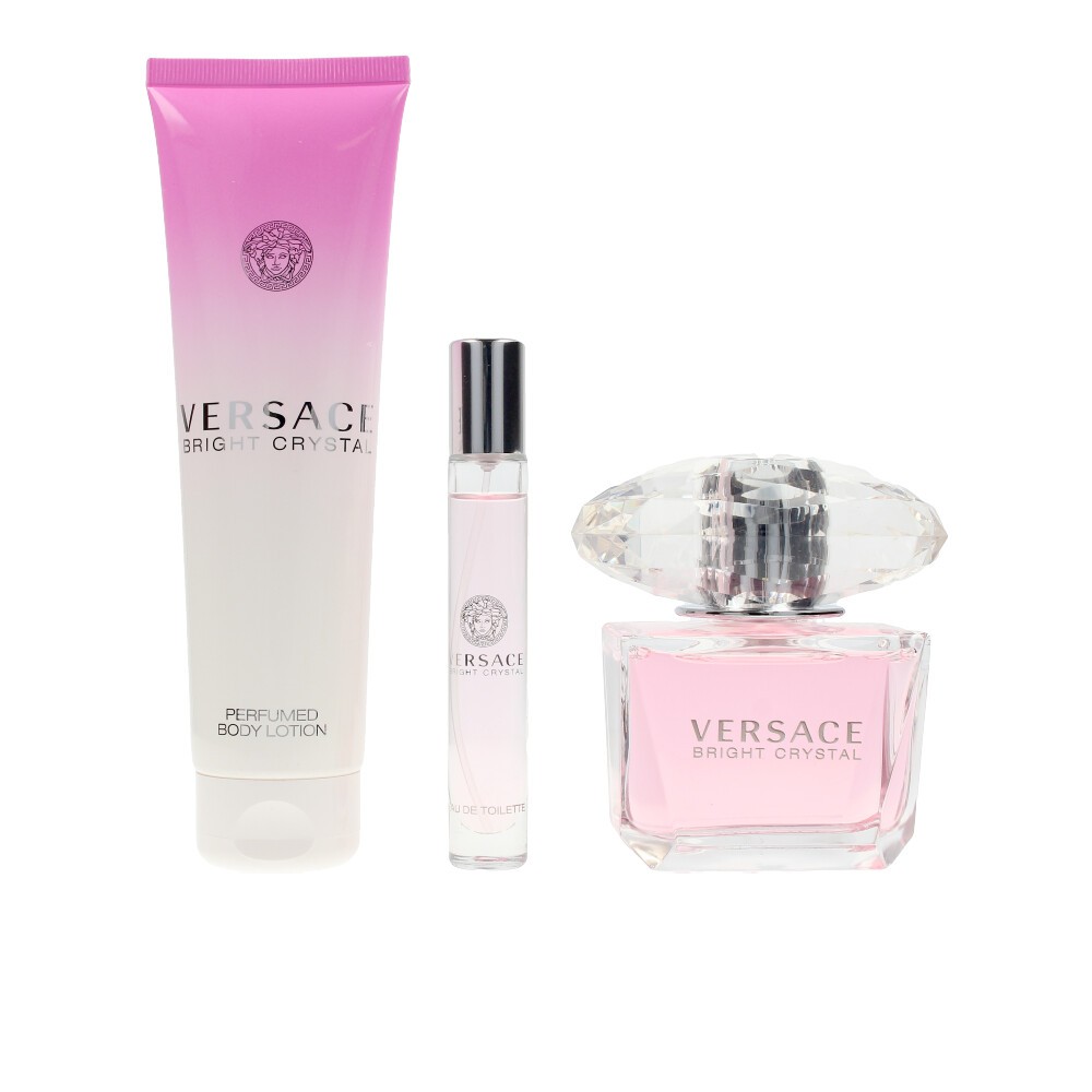 Bộ nước hoa, sữa tắm Versace Bright Crystal 3 món nữ của Ý-  Gift Set Versace Bright Crystal 3PC For Woman