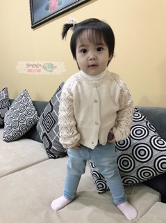 Áo len dệt kim Zara kid