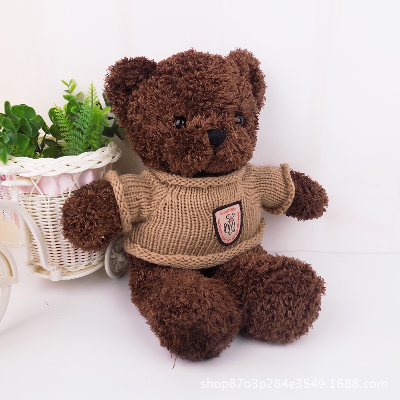 Thú Nhồi Bông Hình Gấu Teddy Phong Cách vintage