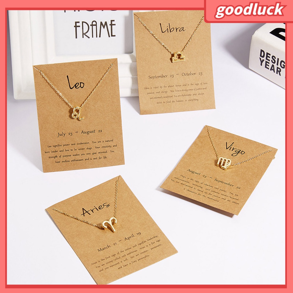 Vòng cổ Mạ Vàng Mặt Hình Chòm Sao Thời Trang Cho Nữ