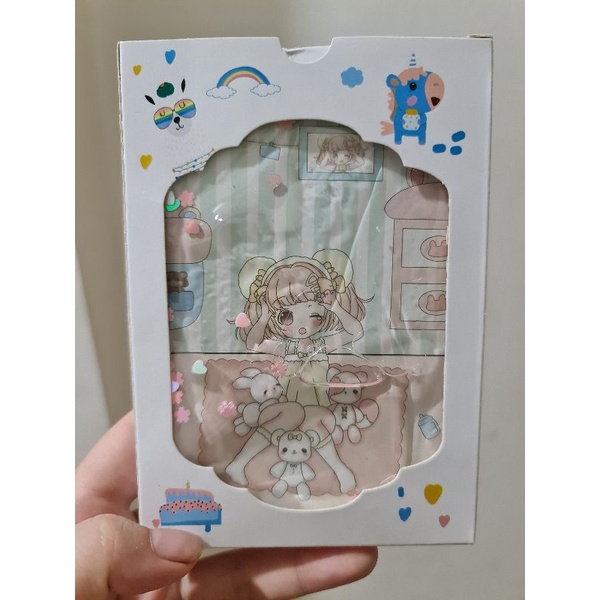 SỔ NƯỚC KIM TUYẾN LẤP LÁNH HỘP 14CM, GIAO MẪU NGẪU NHIÊN Ạ