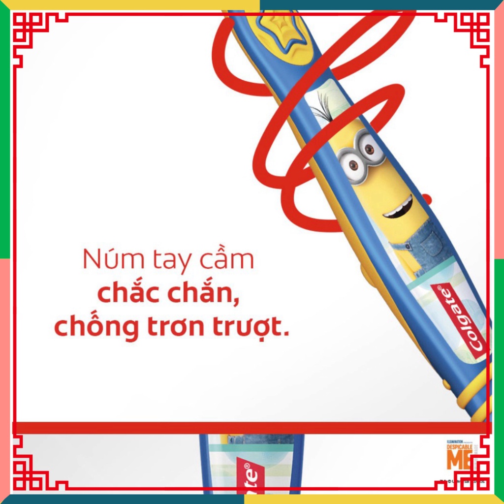 Bàn chải Colgate Minion Twin cho trẻ em ( Đại lý Ngọc Toản)