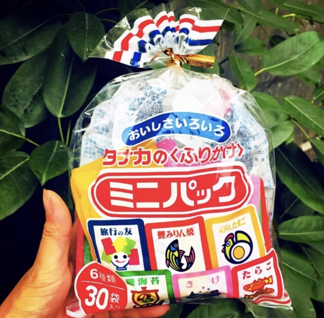 Gia vị rắc cơm Nhật Bản 6 vị (30 gói nhỏ-date 2022)